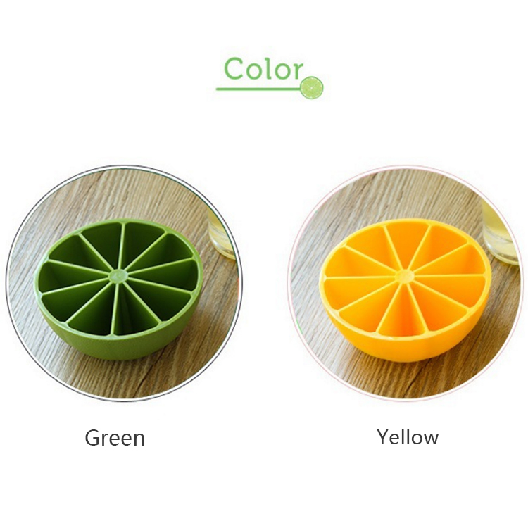 Healthy PP Material Lemon Style Food Contact Grade Ice Cube Tray for Windsor Canadian Woodford Reserve Wright & Greigs