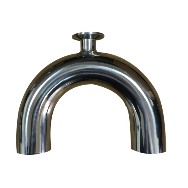 SS304 SS316L Sanitary Stainless Steel Welded Clamped 5 Way Cross Pipe Fitting
