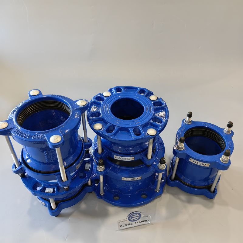 Fluido Hot Sales Ductile Iron Universal Flexible Coupling/Dismantling Joint/Flange Adaptor