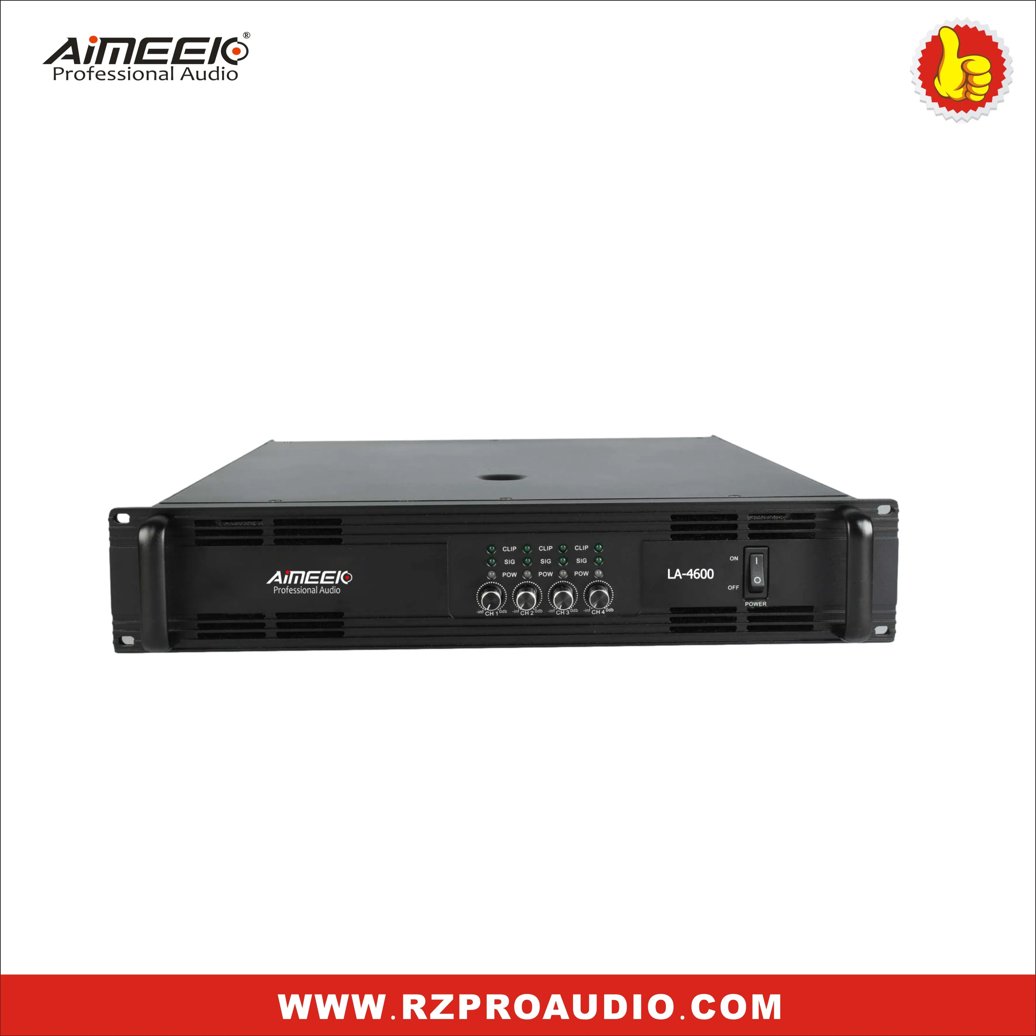4*2500W 4CH High Quality AMPS Professional Power Amplifier for Bar / Club