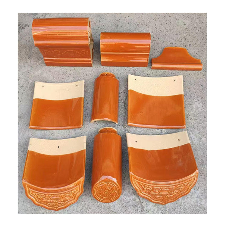 Китайская антикварная глазурованная черепица для крыши