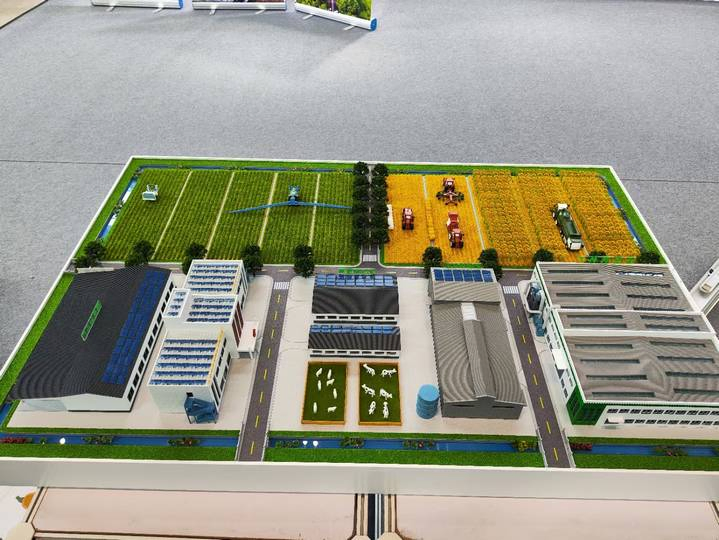 Micro Agricultural Sand Table Model Making Suitable for Global Enterprise Model Customization