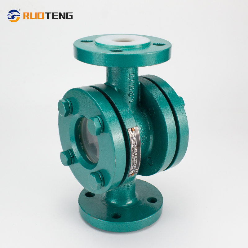 [Ruoteng] Turbulent Deflector Flow Double Lens Sight Glass