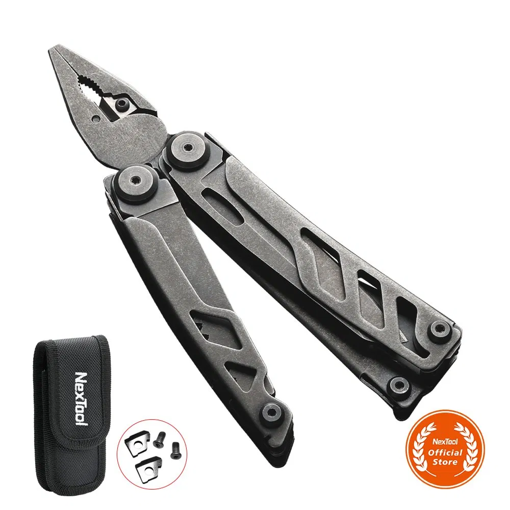 Nextool 16 Function Black Pliers Hand Tool with Sharp Edge