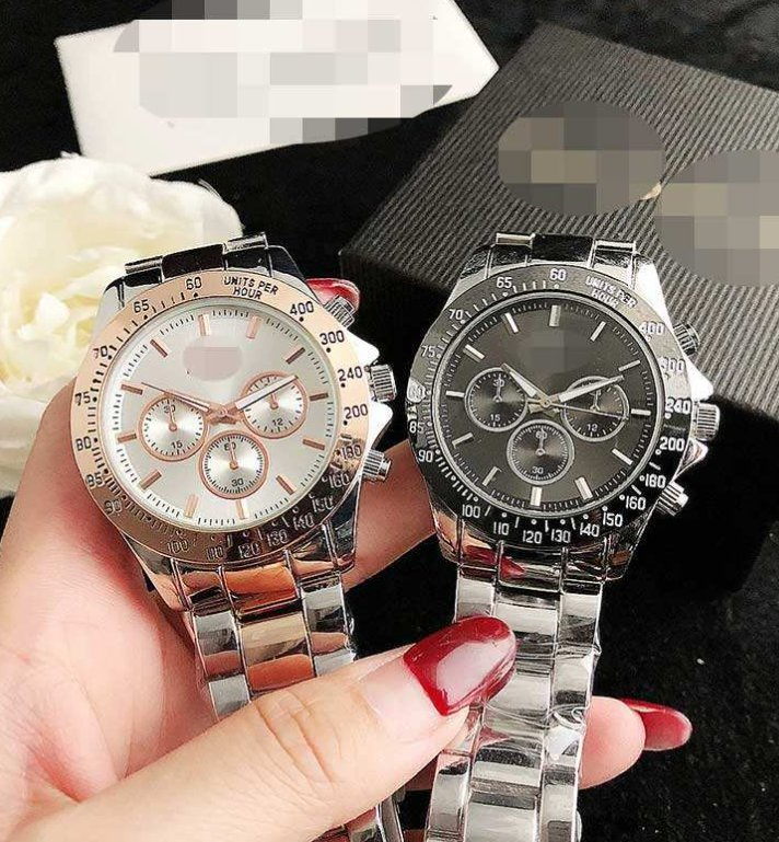 European and American Watches Imitate Three-Eye Six-Hand Chronograph Decorative Dayton Watches Alloy Men Watches