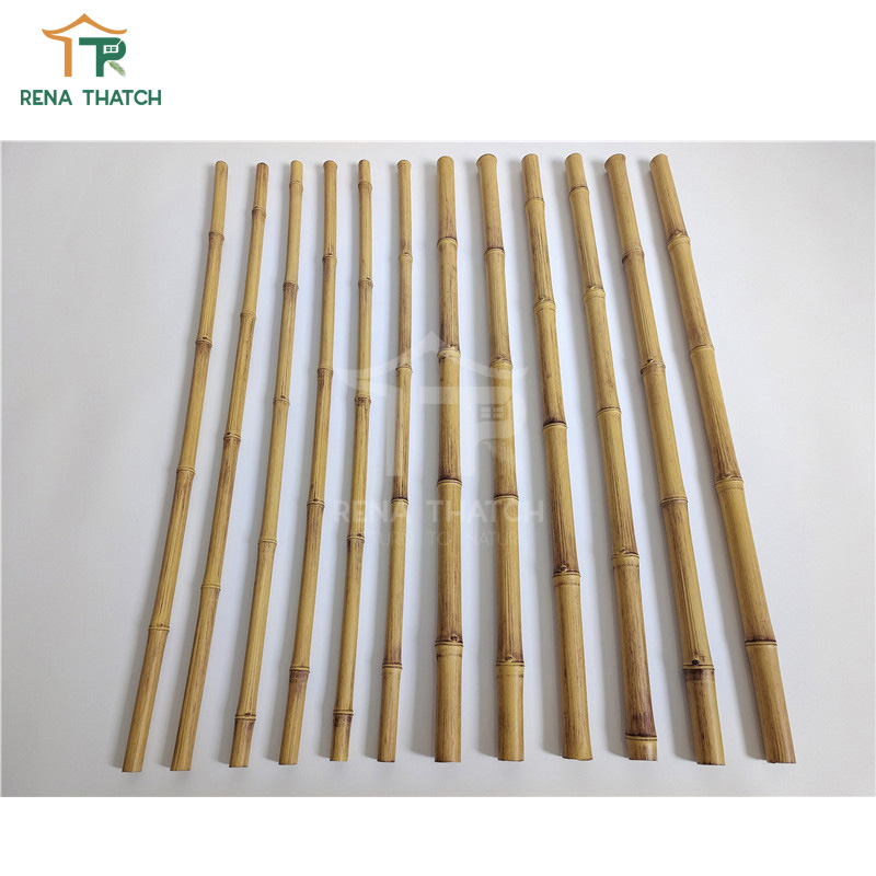 Cheap Outdoor Durable Artificial Bamboo Pole Synthetic Bamboo Stick Stake Canes Plastic Bamboo