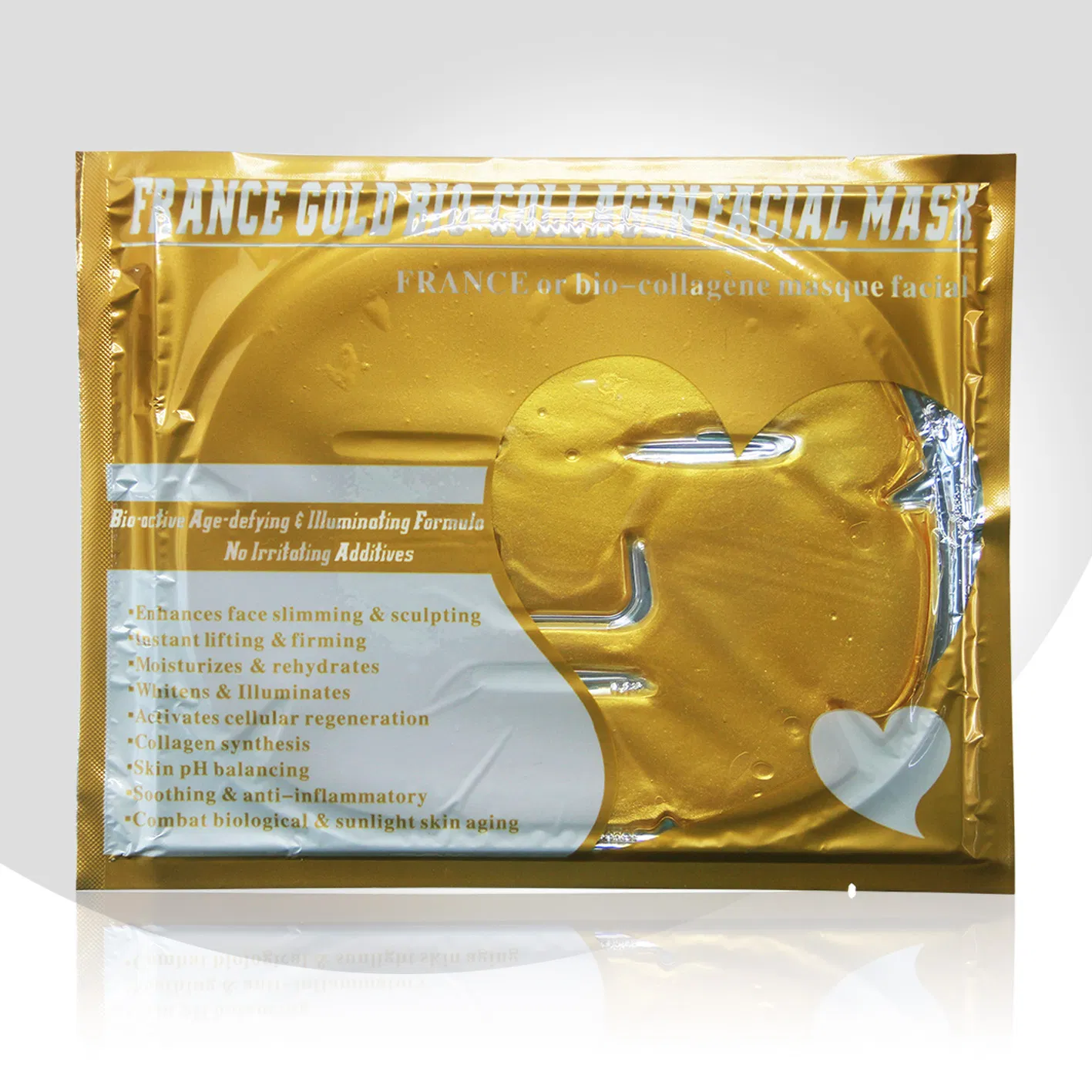 OEM Skin Nourishing Mask Gold Collagen Face Mask Face Whitening Mask