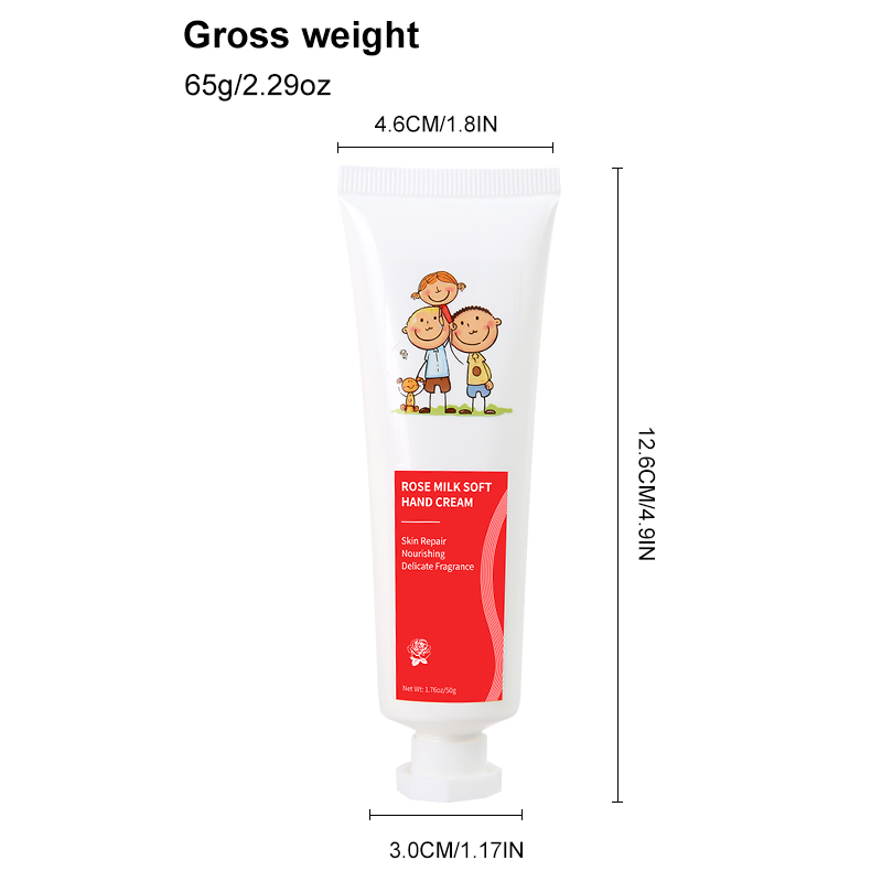 Natural Skincare Whitening Lighten Hand Complexions Rose Moisturizing Non-Greasy Hand Cream