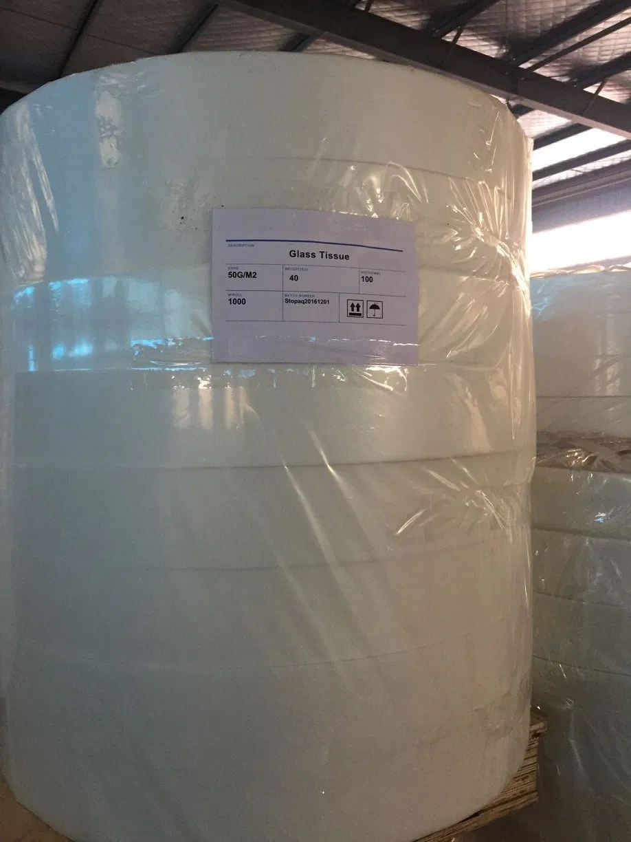 20cm Width with Good Molding Properties Fiberglass Tissue 30GSM for Pipe