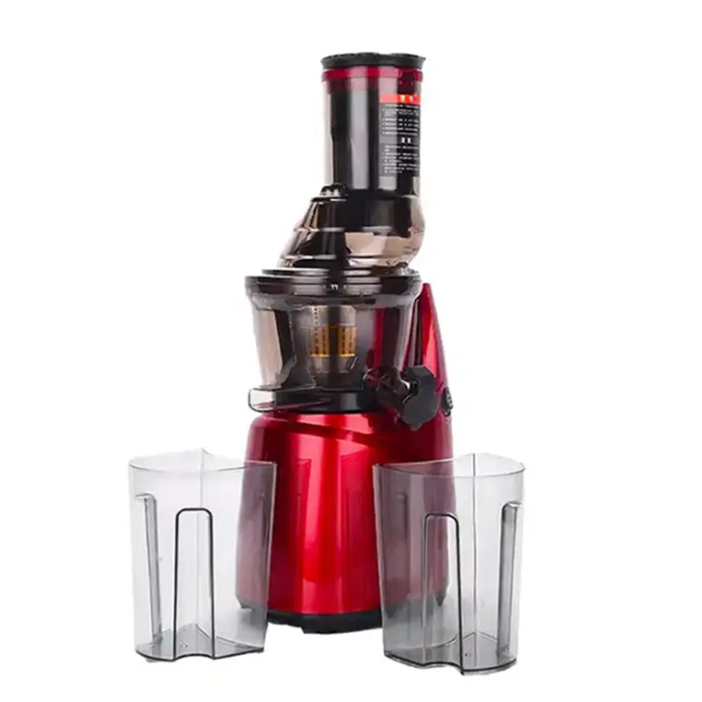 OEM 110V/220V 250W Commercial Electric Automatic Cold Press Whole Slow Vertical Masticating Juice Maker Big Mouth Fruit Juicer
