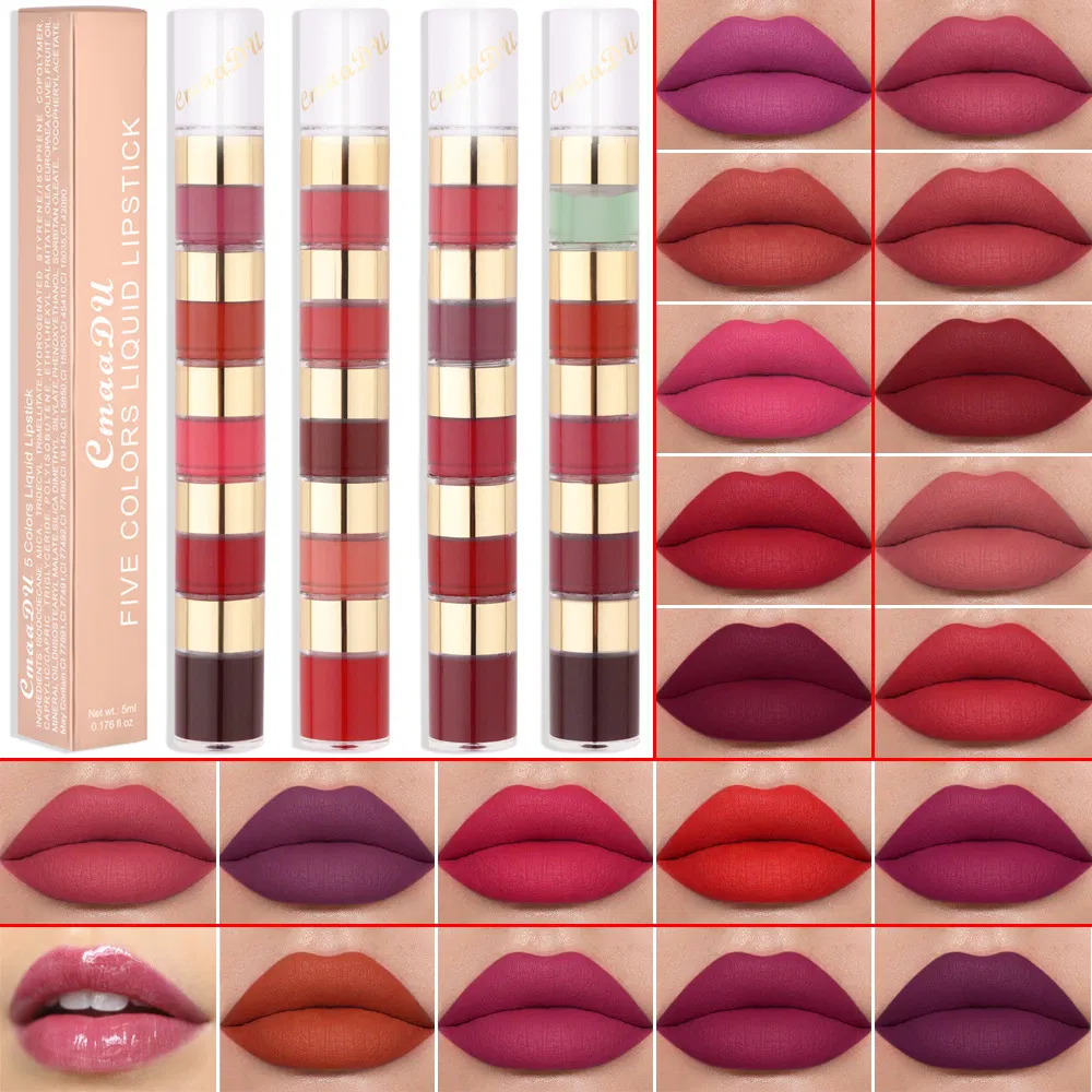 Daily Party Dating Lip Gloss, Cmaadu 20 Shades Waterproof Long-Lasting Lip Gloss Set for Women & Beauty Fans