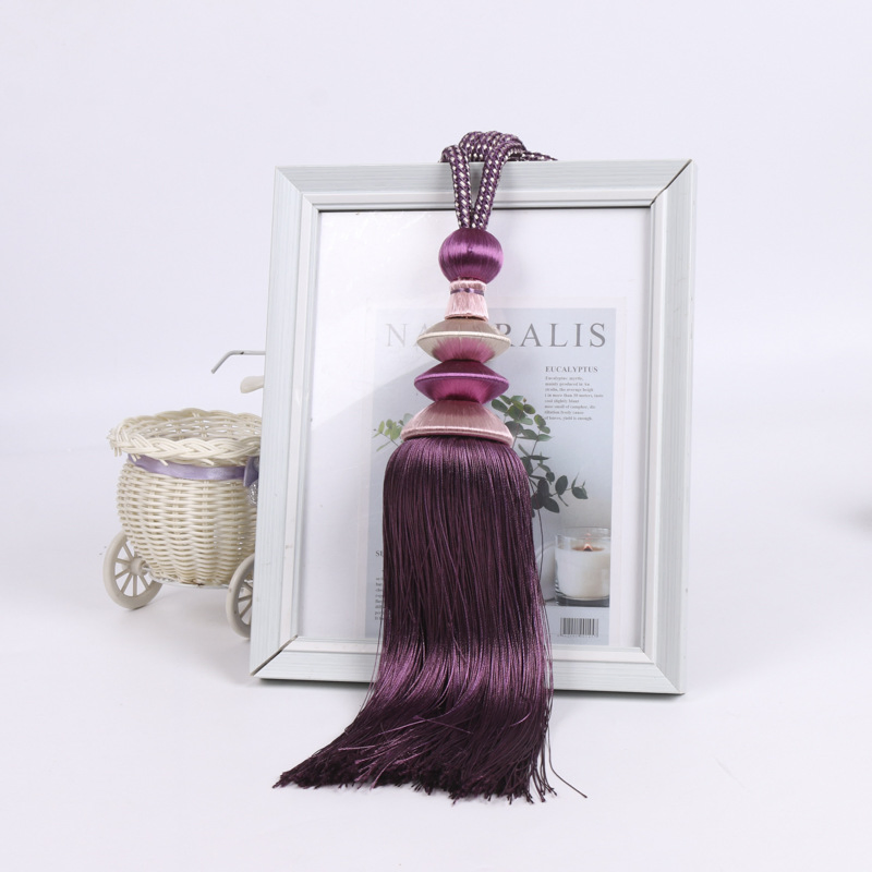 Antique Color Curtain Tassels Tieback Double Saucer Hanging Ball Curtain Tieback