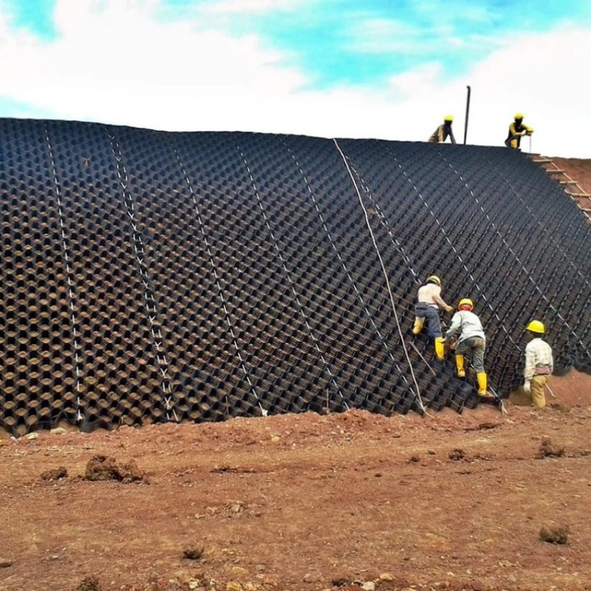 Plastic HDPE Geocell Honeycomb Driveway Gravel Slope Geocell Reinforcement for Road Geocel Price