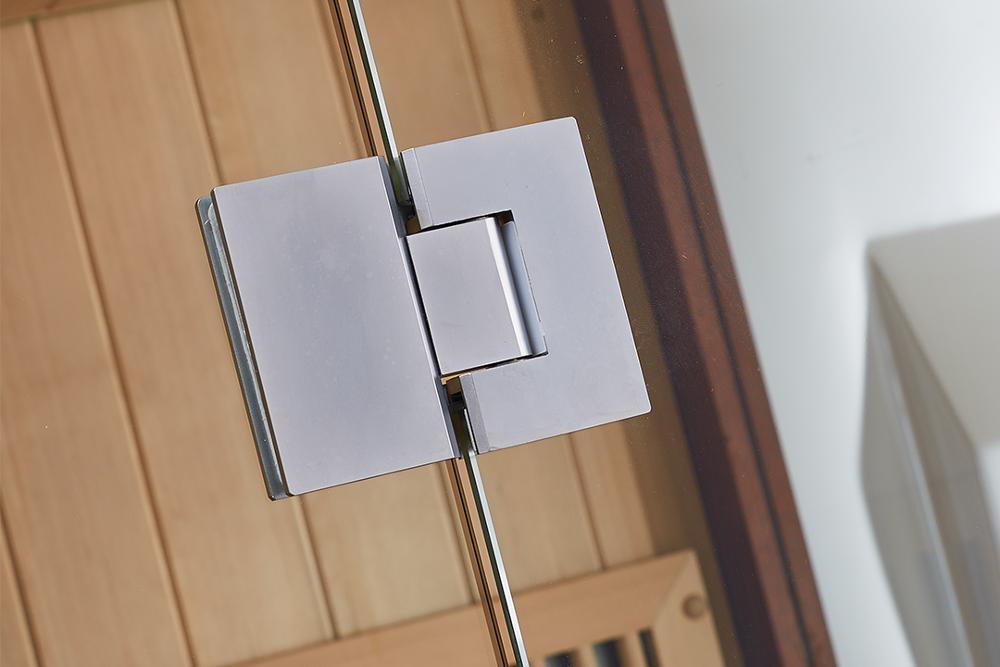 Electronic Digital Touch Control Finnish Wood Double Infrared Sauna Bath Wooden Room