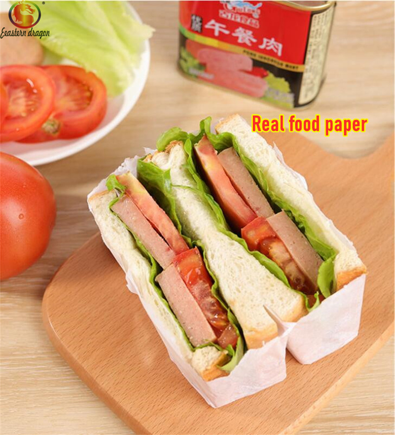 Factory custom size food grade parchment baker wrapping paper