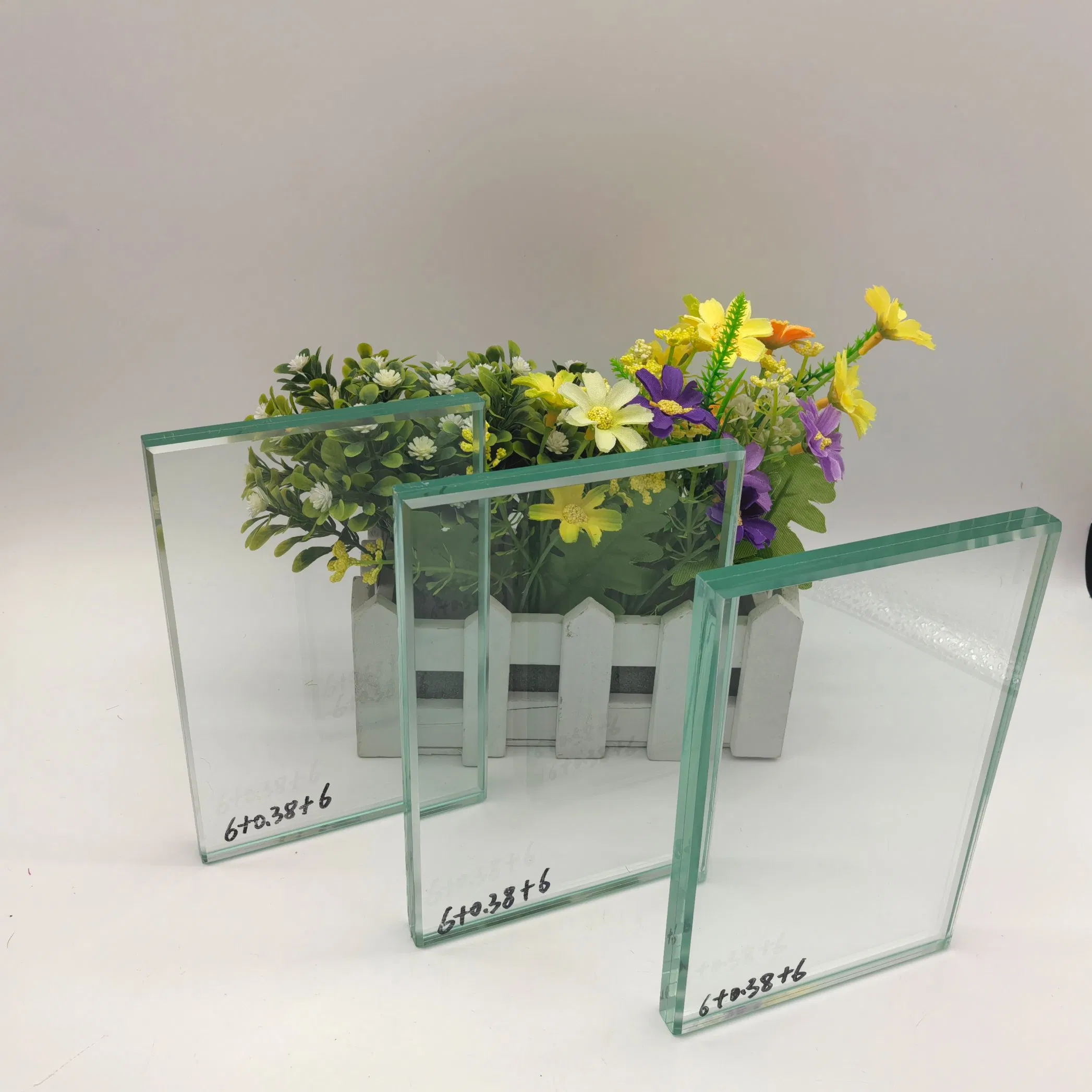 12.38mm Clear Laminated Glass for Doors/Windows/Shower/Skylights