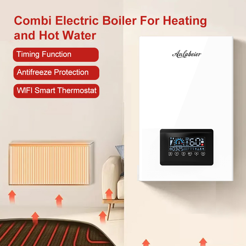 Install Electric Boiler Shower and Heating Two Function Central Heating Combi Boiler