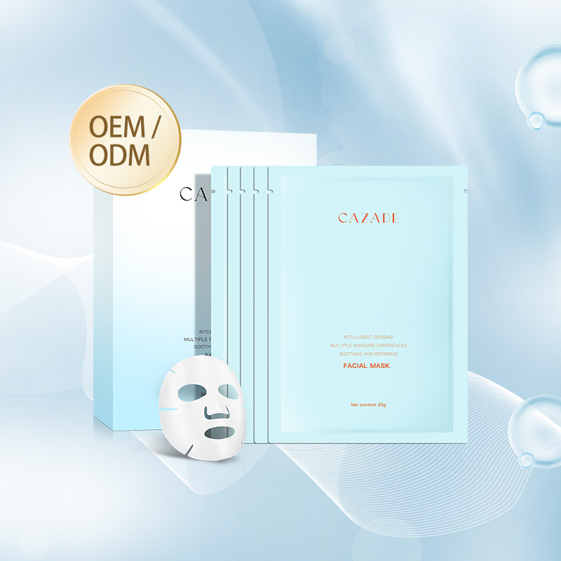 Private Label Brightening & Soothing Enhances Skin Tone Repairs Sensitive Skin Facial Sheet Mask Skin Care