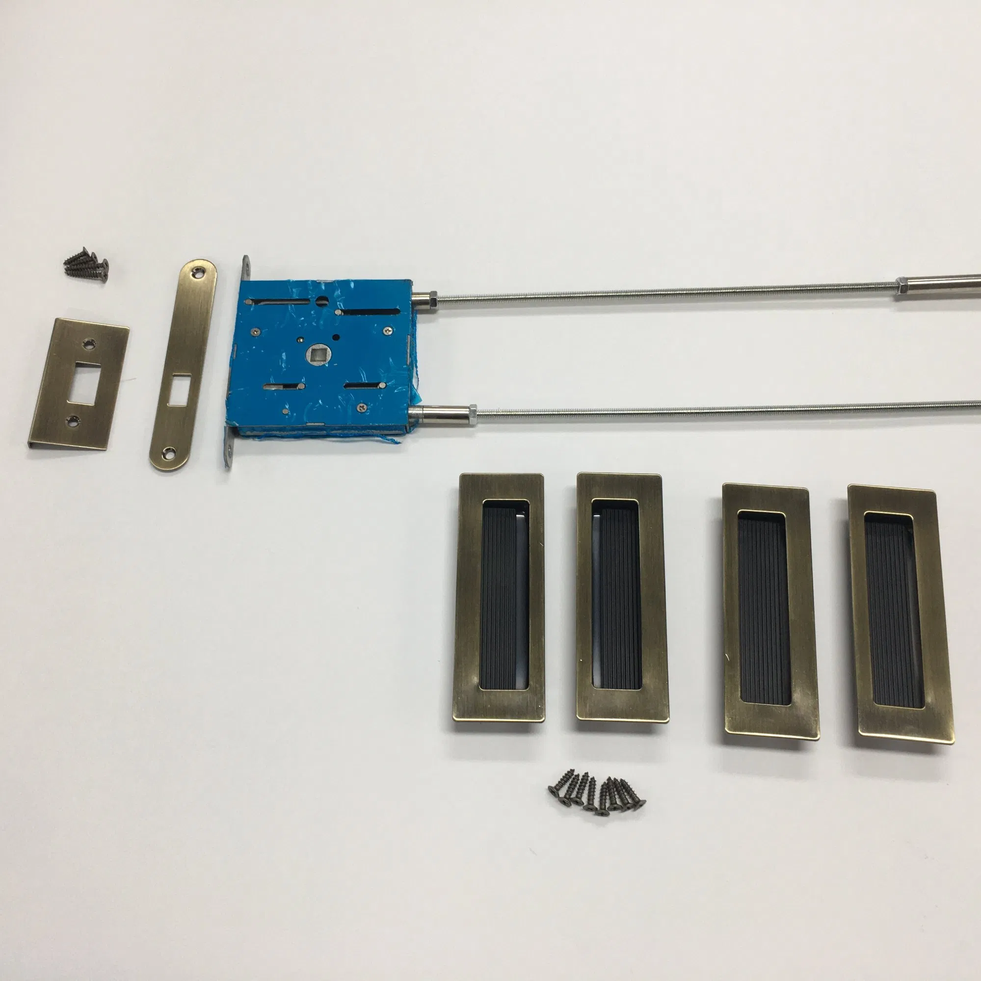 Stainless Steel Aluminum Alloy Folding Door Lock Accessories for Room Door and Windows