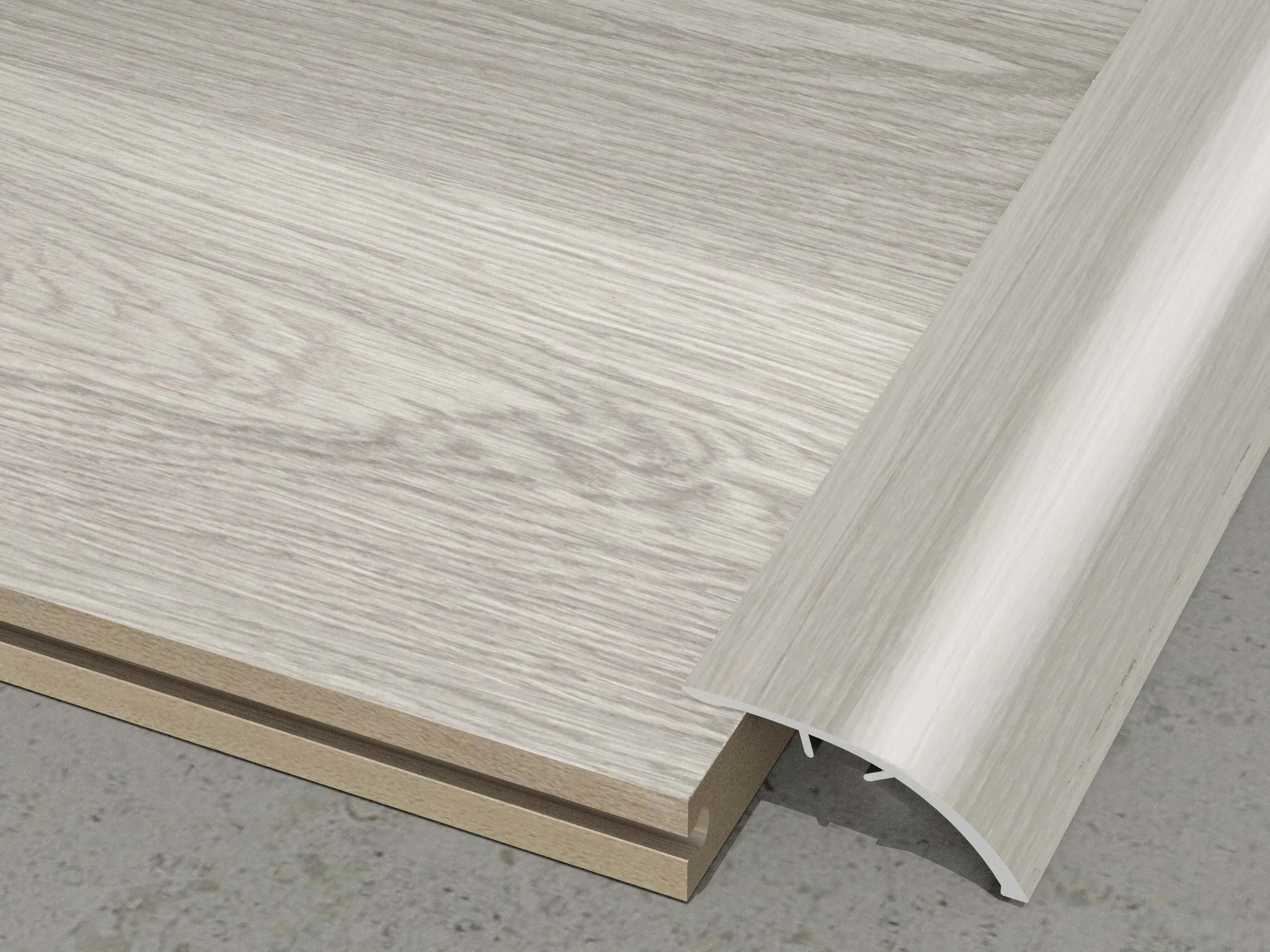Hero Metal Factory Price Aluminum Alloy Flooring Accessories Angle Strip Trim