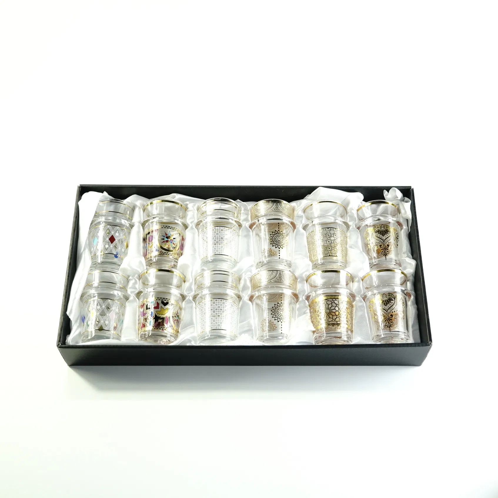 Стеклянная чашка для чая 130 мл с марокканским декором