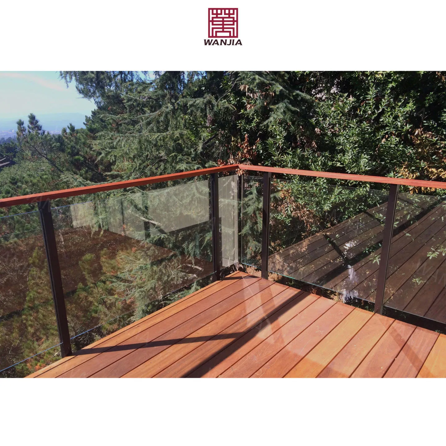 Premium Stainless Steel Frameless Glass Railing for Patios