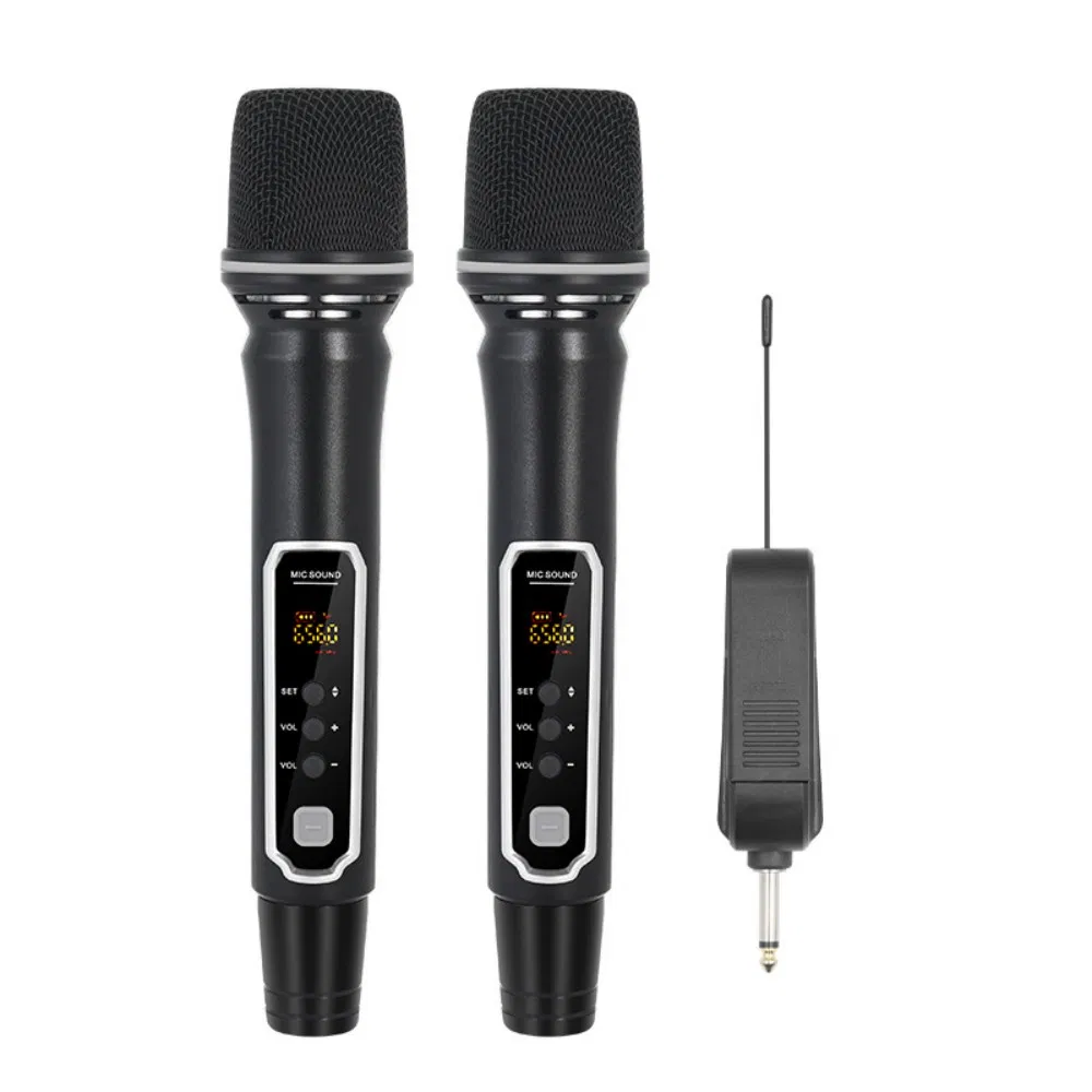 Hot Selling Adjustable Frequency Charging Model Singing Conference Audio Wireless Microphone