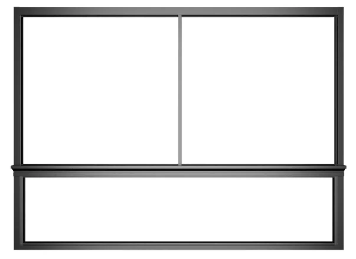 Customdouble Glazed Toughened Glass for Insulation Rain Wind Resistance Nova Aluminium Casement Window
