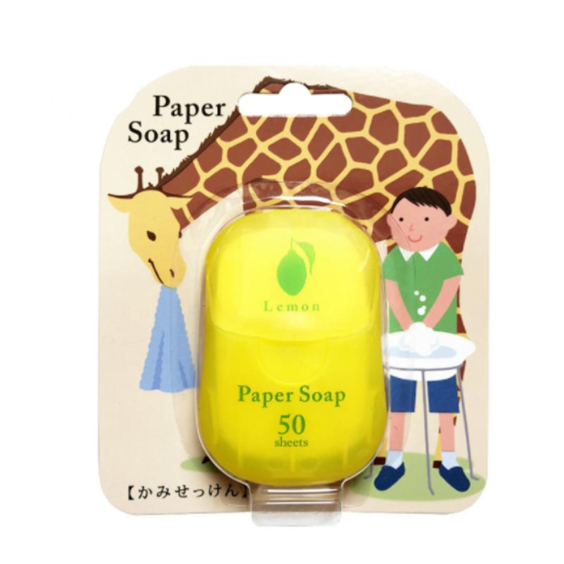 Cleaning Paper Soap Sheets Disposable Portable Mini Soap Paper for Travel