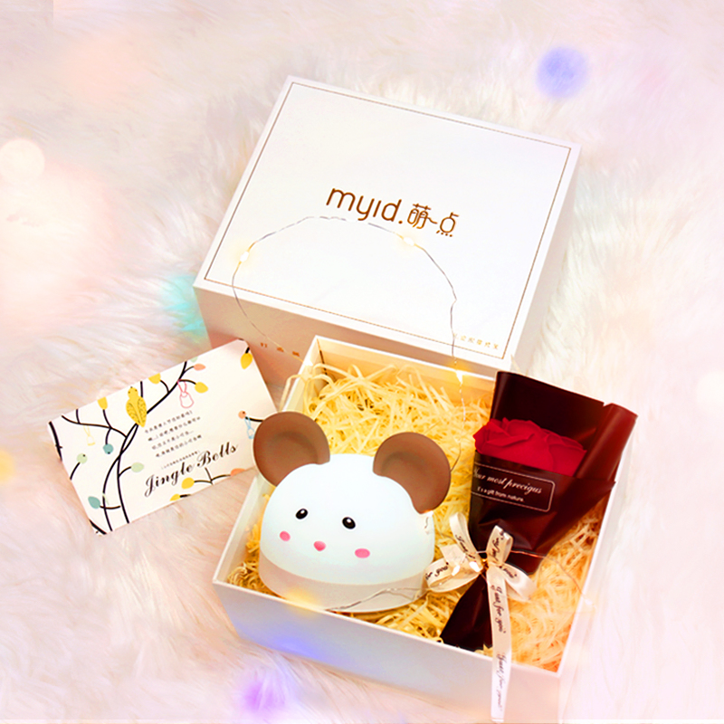 Cute Kids Alarm Clock Soft BPA-Free Silicone Lamp