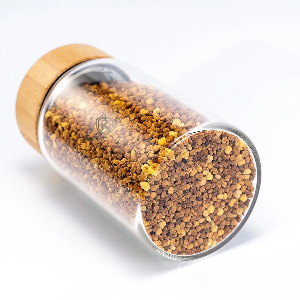 Стеклянная банка для специй 150мл с бамбуковой крышкой