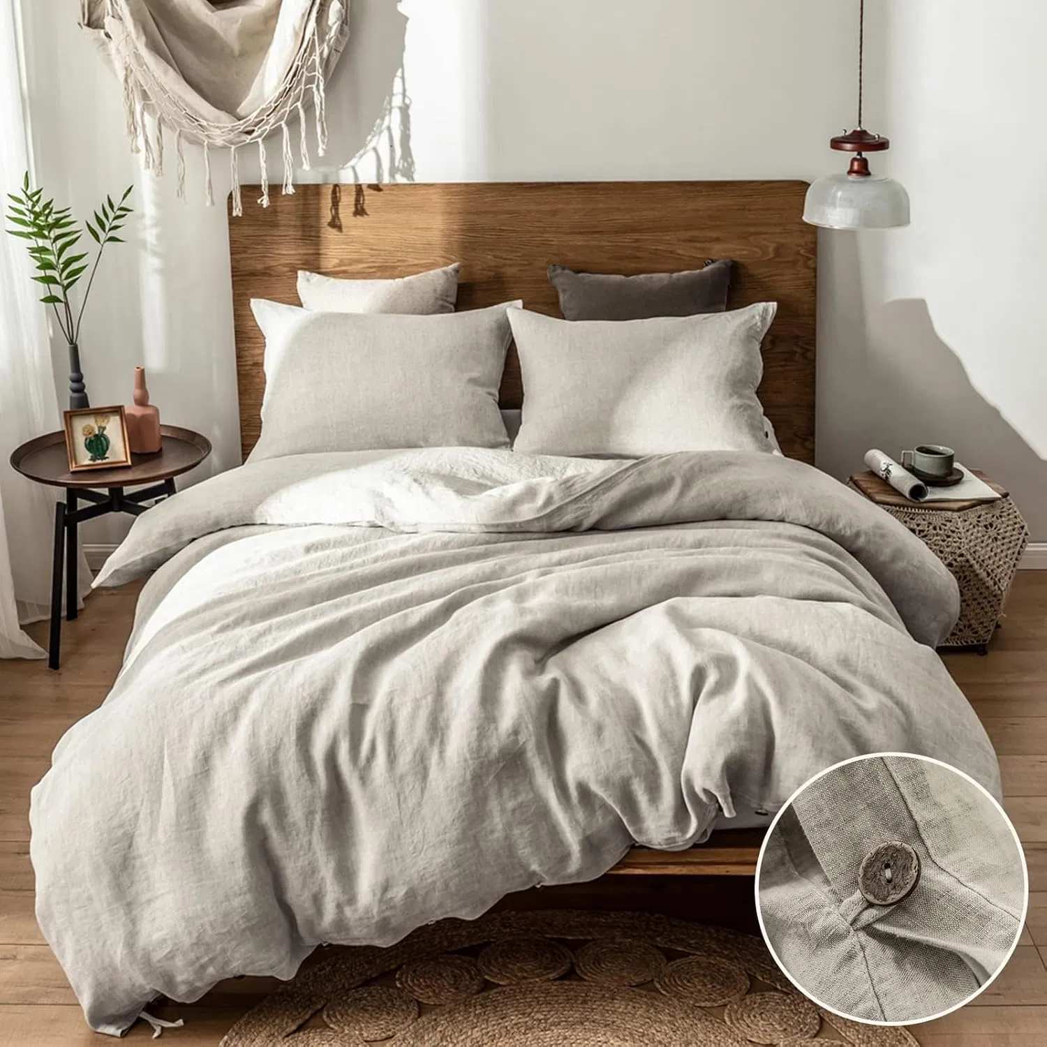 French Linen Duvet Cover Set