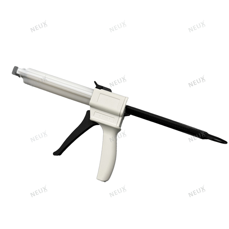 Smooth Rod 50ml 4: 1 10: 1 Caulk Gun Plastic Manual Dispenser Glue Gun for Bathtub