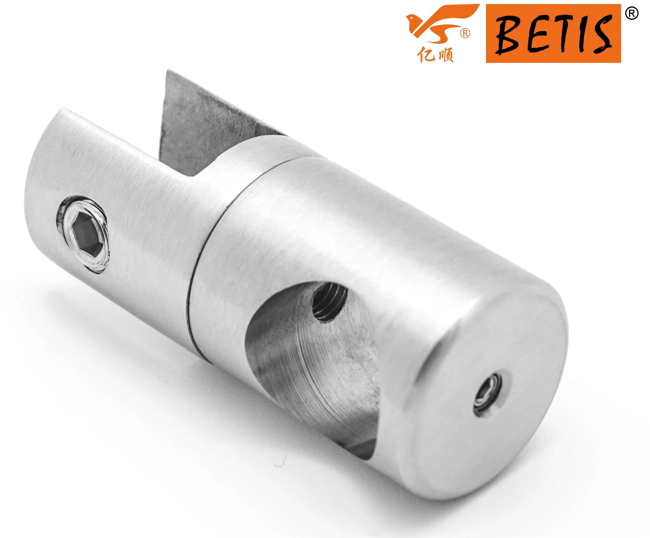 2024 Bathroom Fittings Accessories Polished-Mirror 304-Stainless-Steel Glass Diameters 16mm Steel Pipe Hanging Bracket for Shower Accessories