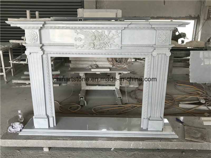 Marble Fireplace for Home Decoration