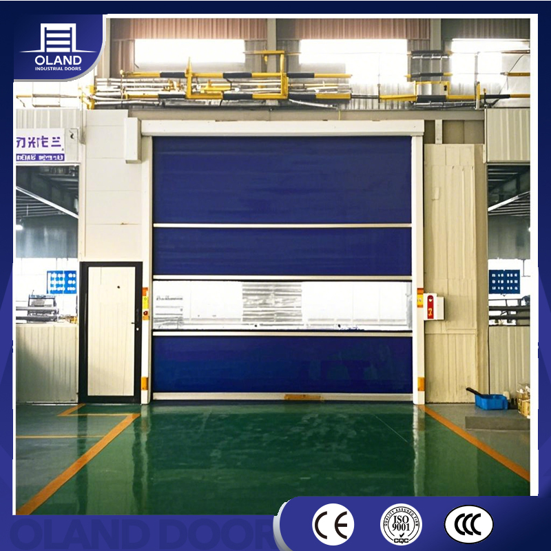 Hot Selling Modern Waterproof PVC Fabric High Speed Doors Factory Industrial Security Rolling Shutter Automatic Windproof Quick Door for Clean Room or Warehouse