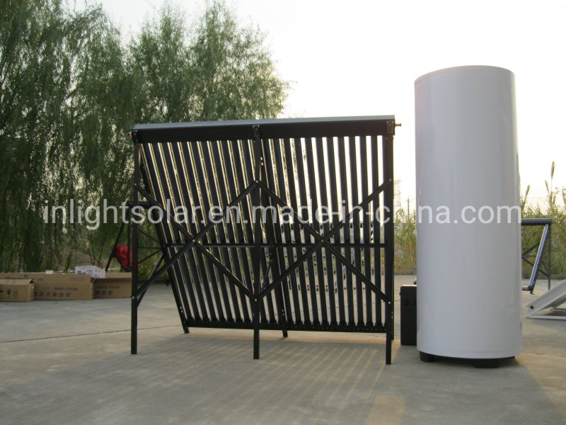 Сплит-система солнечного отопления с тепловыми трубками