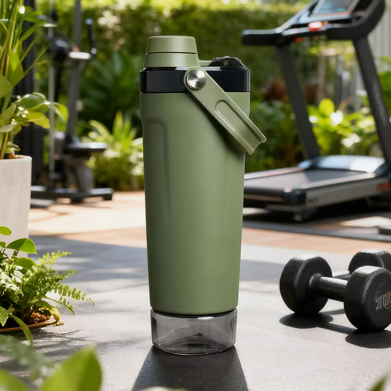 BPA-Free 20 Oz Outdoor Sport Protein Shaker for Fitness Gym Bottle