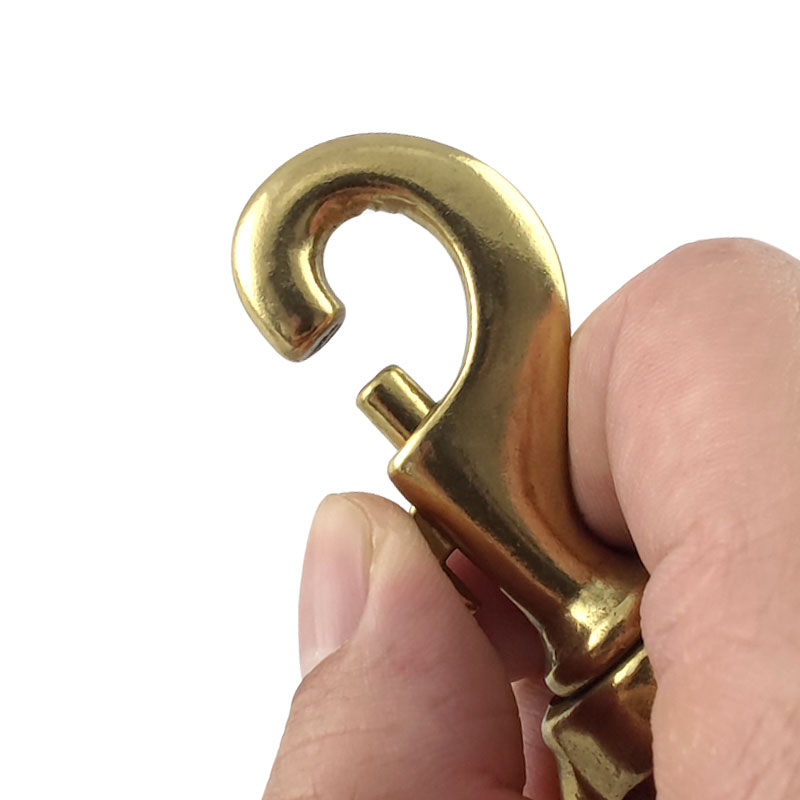 Swivel Spring Hooks Brass Eye Snap Trigger Hooks Solid Brass Snap Hook