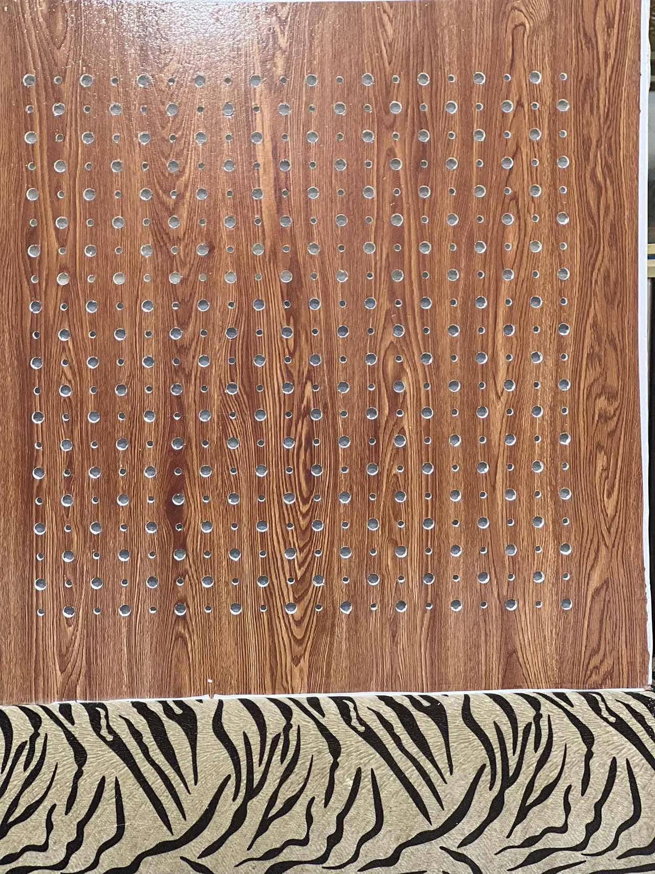 Design for Home Suspended Wooden Perforated PVC Gypsum False Ceiling Board Price