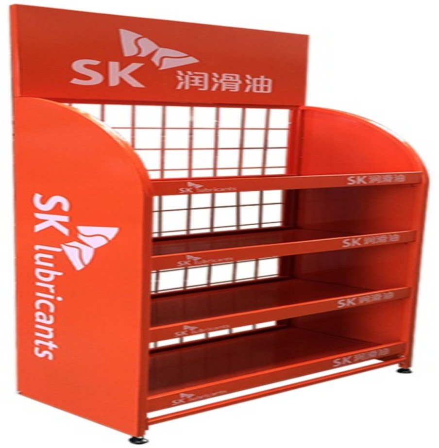 Popular Car Brand Store Fixture Metal Stand Wiper Mini Windshield Display Shelf