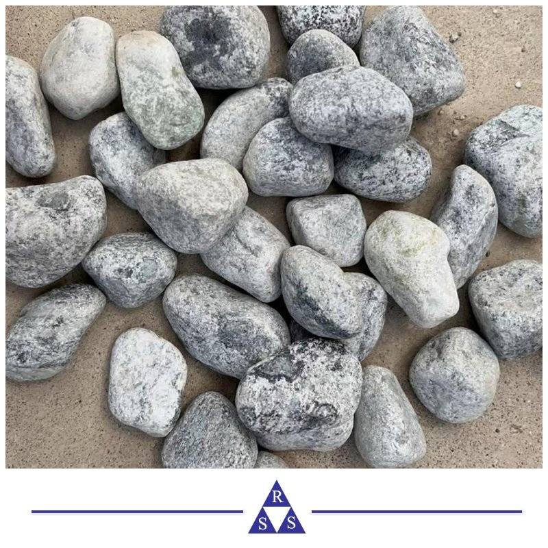 Black Grey White Guangdong Building Stone Pebble Tile Mosaic for Wall