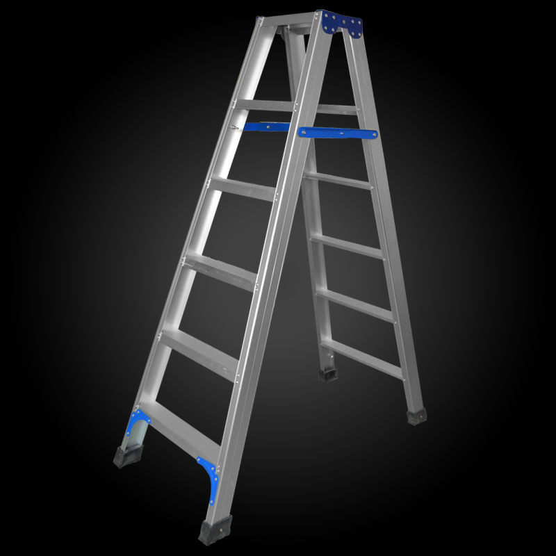 Hot Sale High Step Ladders a Frame Shape Step Aluminum Ladder