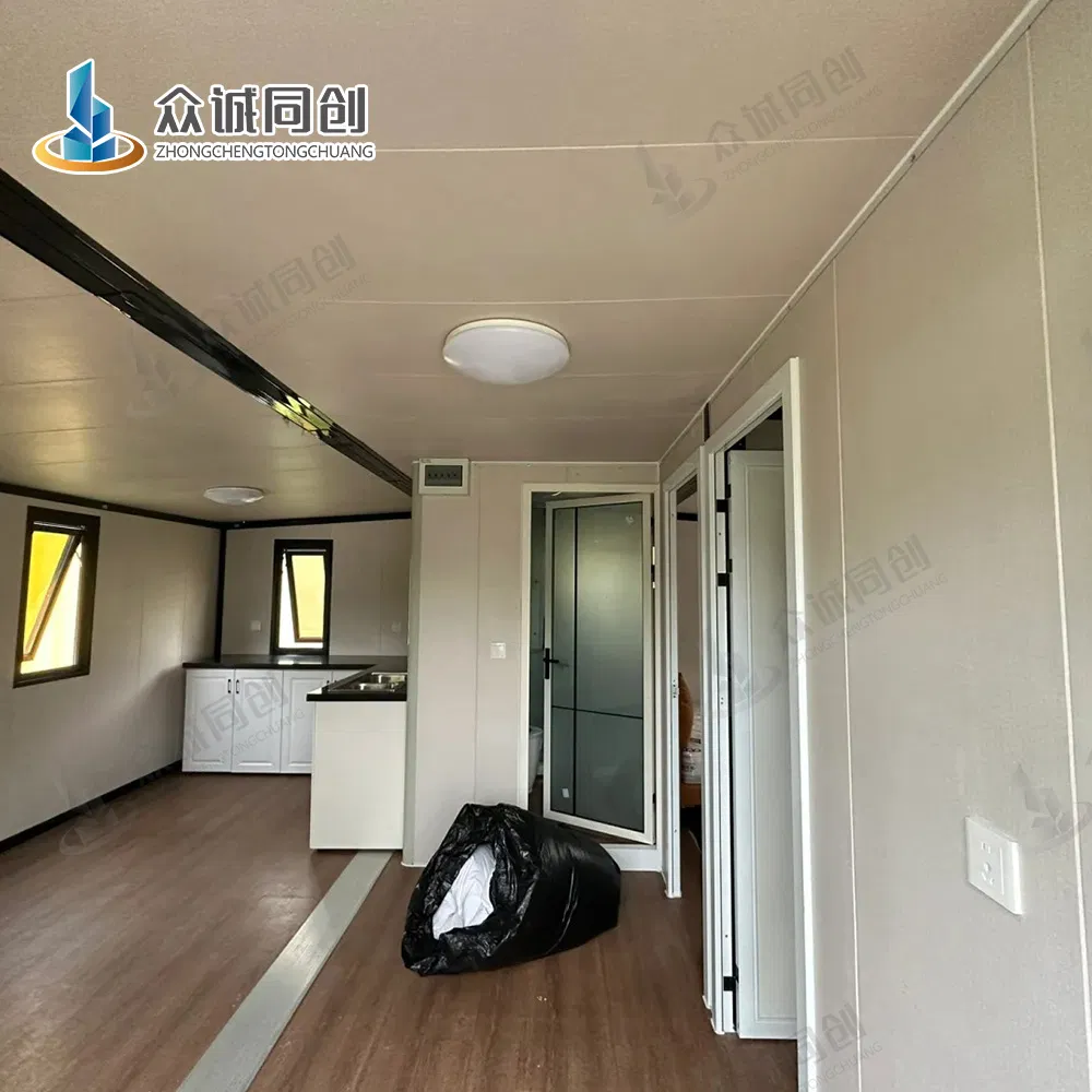 Fully Furnished Prefab Container House for Personalized Design with WPC Flooring