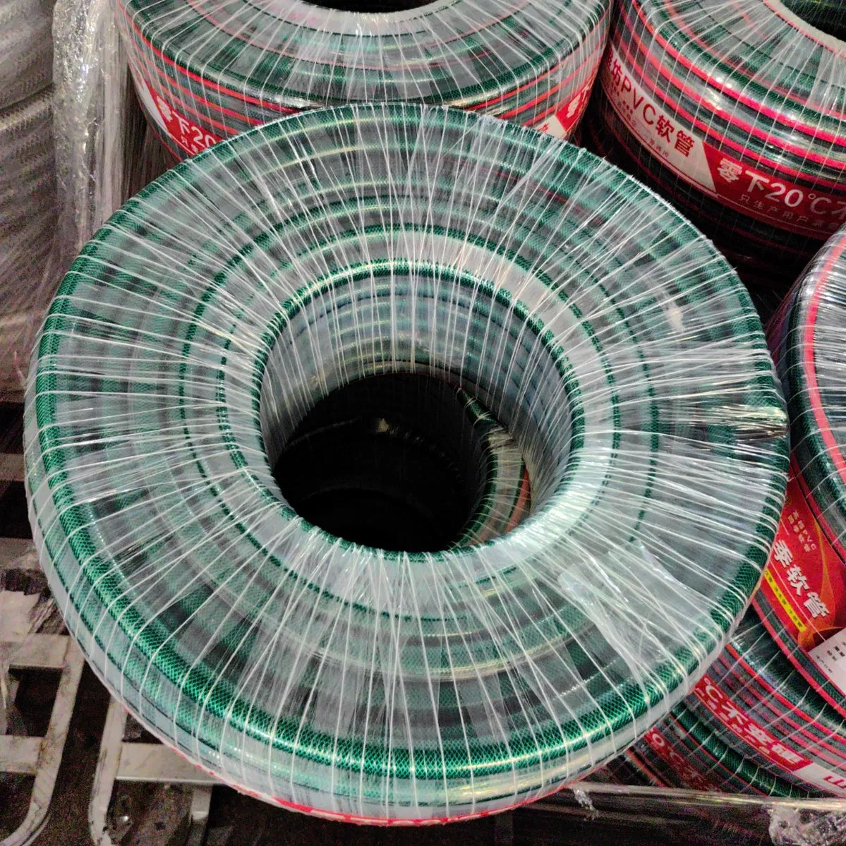 1/2" PVC Fiber Reinforced Flexible Water Tube Hose for Garden Cleaning