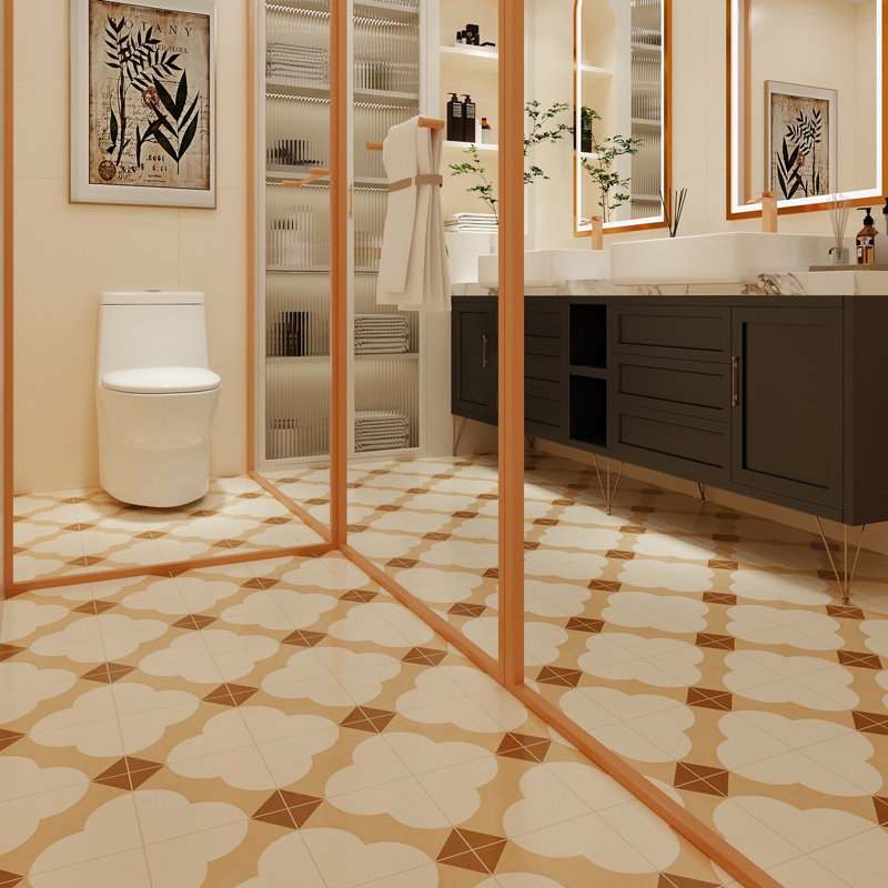 Firebrick Heat Insulation Jla Netural Box and Wooden Pallet Ceramic Flower Floor Tile