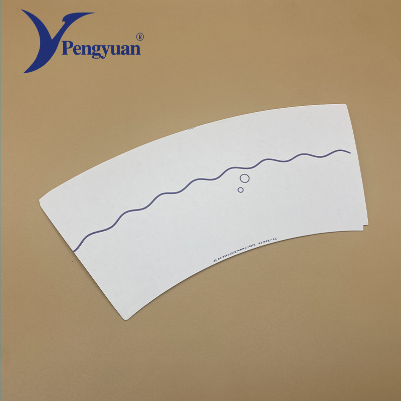 High Quality Printing and Die Cutting Coffee Paper Cup Fan