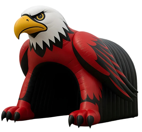 Boyi American Football Games Tent NFL Entrance Inflatable Eagle Helmet Tunnel