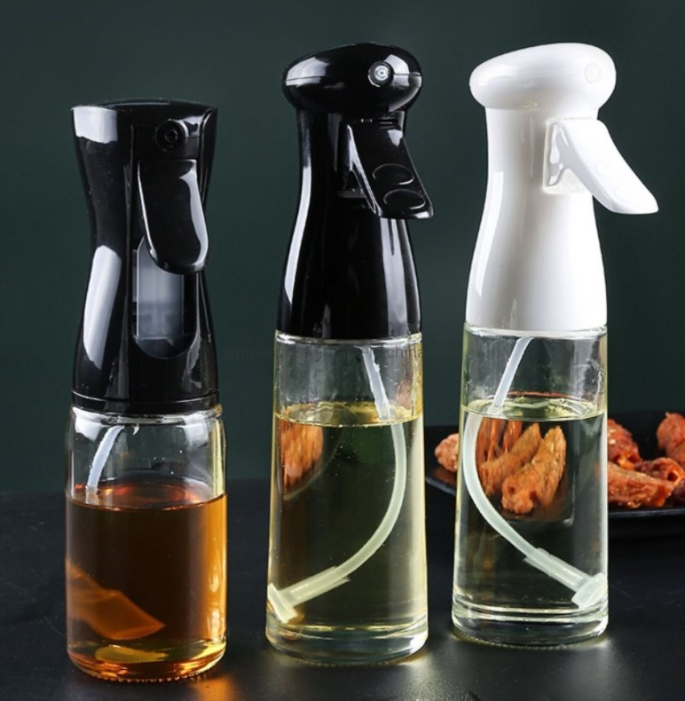 Glass Spray Oil Bottle Condiment Watering Can