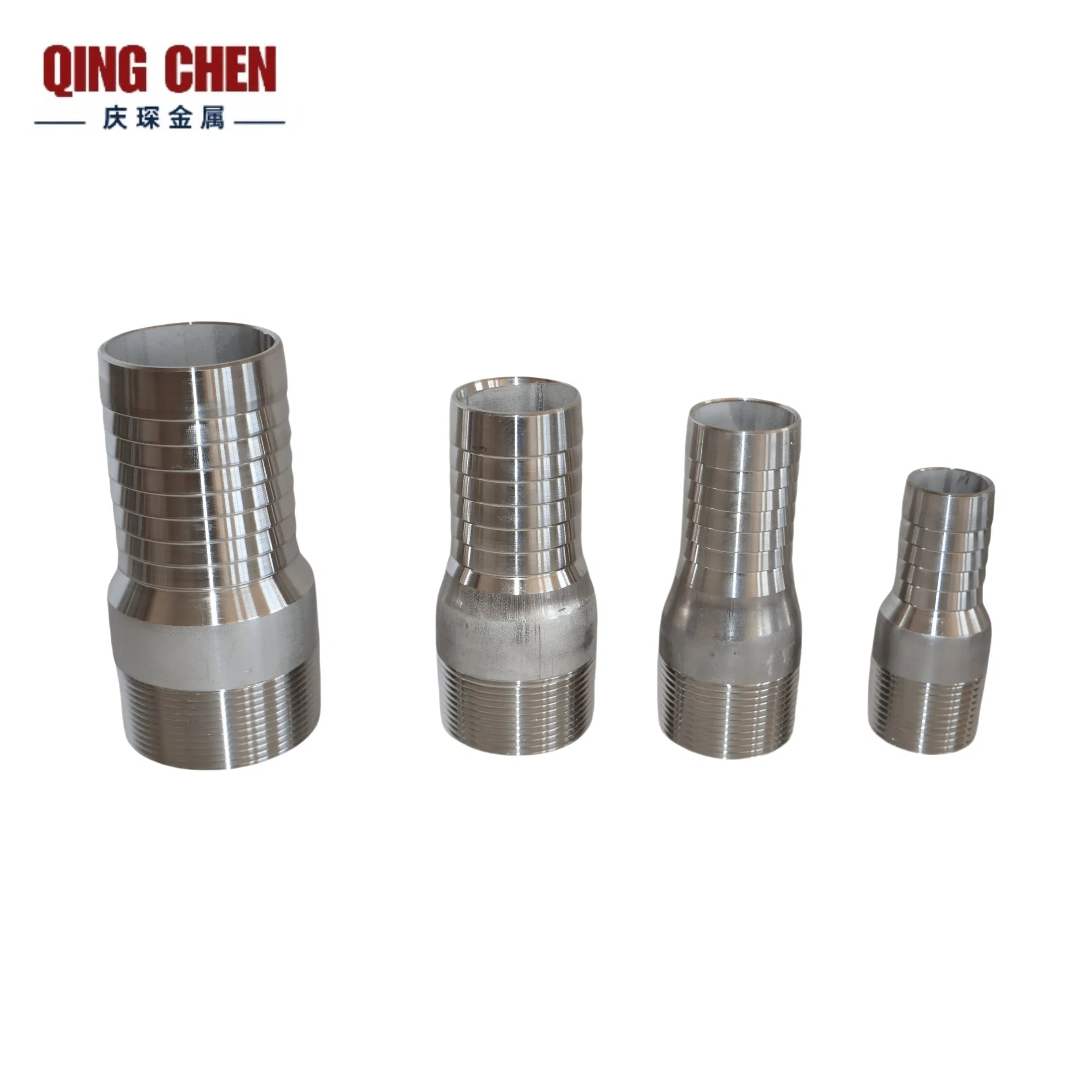 Stainless Steel Pipe Fittings 304 316 3" NPT/BSPT Hose Nipple